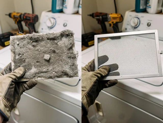 Professional lint trap cleaning by Rincon Dryer Vent Cleaning in Rincon
