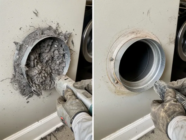 Professional clogged vent cleaning by Rincon Dryer Vent Cleaning in Rincon