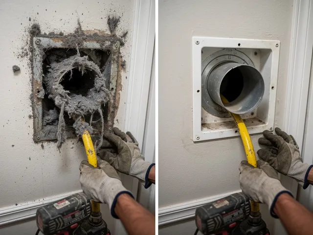 Expert gas dryer vent cleaning by Rincon Dryer Vent Cleaning in Rincon